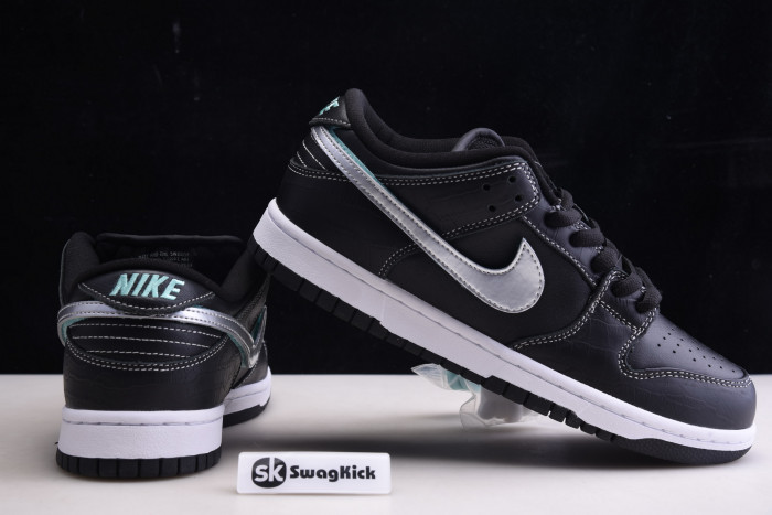 nike sb dunk low Di*m*nd s*pply co black Di*m*nd bv1310-001