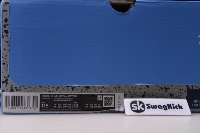 air jordan 6 unc white ct8529-410