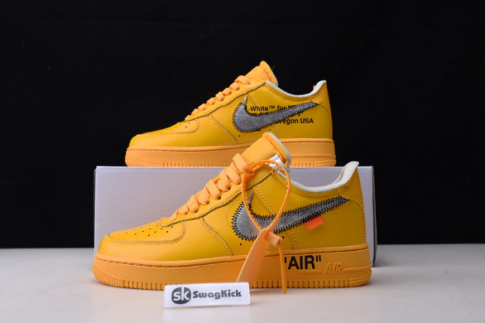 ofw nike air force 1 university gold dd1876-700