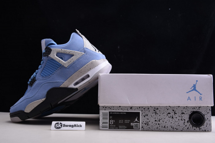 air jordan 4 retro university blue ct8527-400