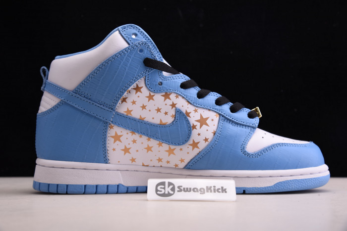 nike dunk high pro sb blue stars 307385-141