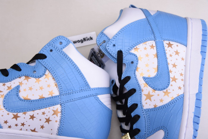nike dunk high pro sb blue stars 307385-141