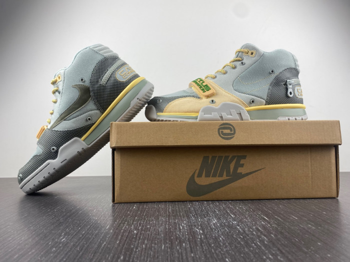 nike air trainer 1 sp travis scott grey haze  dr7515-001