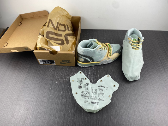 nike air trainer 1 sp travis scott grey haze  dr7515-001