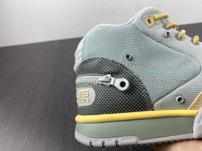 nike air trainer 1 sp travis scott grey haze  dr7515-001