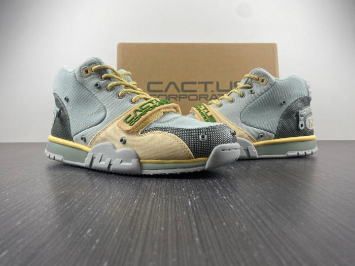 nike air trainer 1 sp travis scott grey haze  dr7515-001