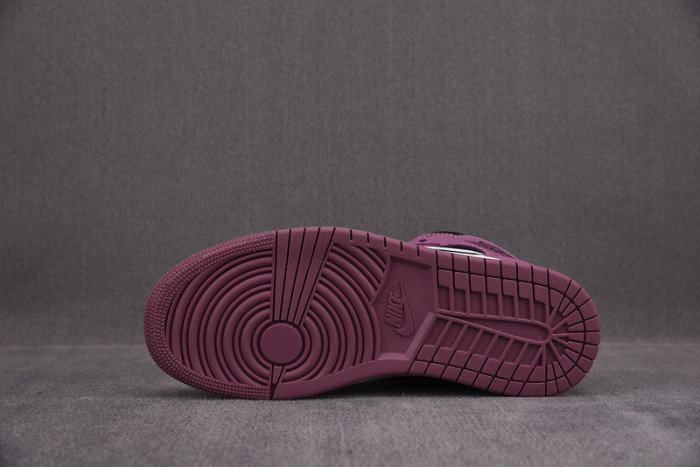 air jordan 1 mid berry white black dc7267-500