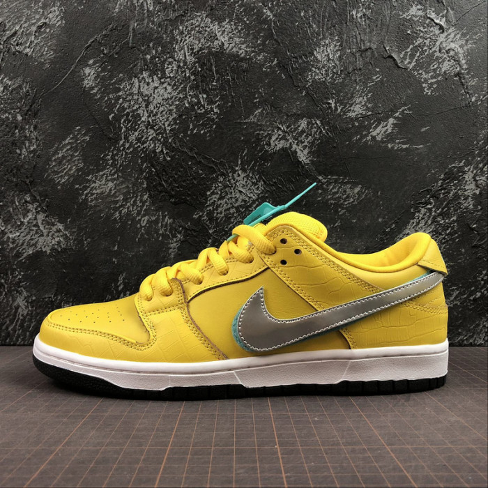 nike sb dunk low Di*m*nd s*pply co canary Di*m*nd (friends and family)  bv1310-700