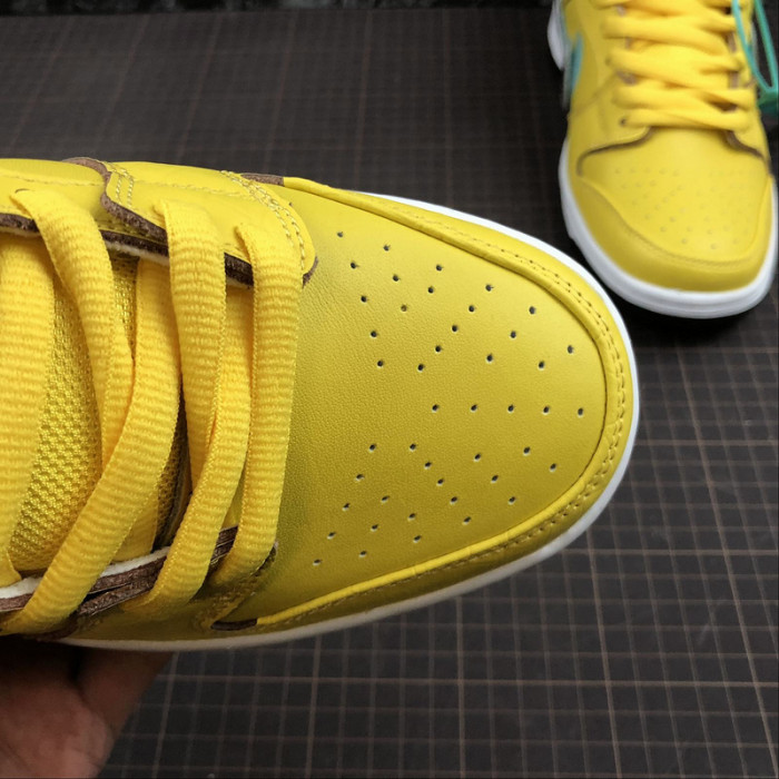nike sb dunk low Di*m*nd s*pply co canary Di*m*nd (friends and family)  bv1310-700