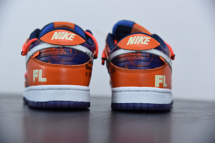 ofw x nike sb dunk low orange perple white  ct0856-801
