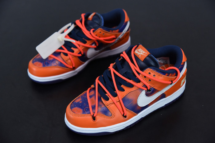 ofw x nike sb dunk low orange perple white  ct0856-801