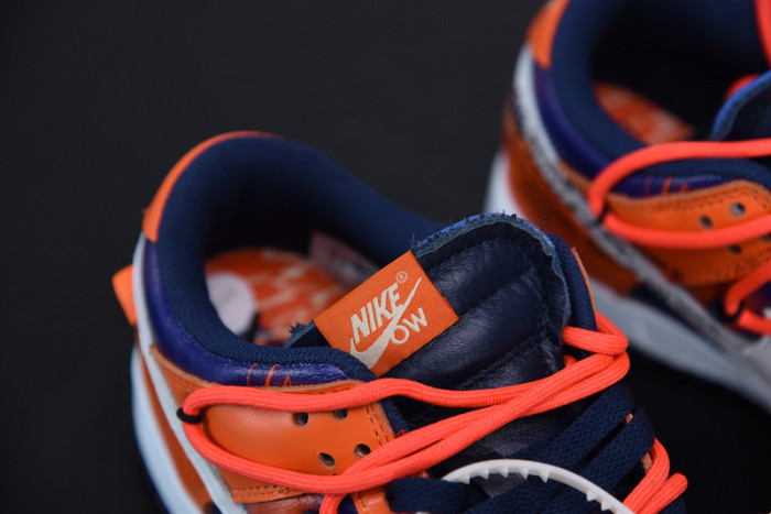 ofw x nike sb dunk low orange perple white  ct0856-801