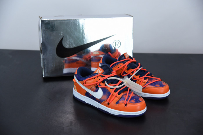 ofw x nike sb dunk low orange perple white  ct0856-801