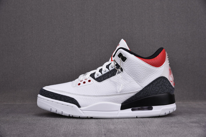 jordan 3 retro se-t co jp fire red denim - cz6433-100