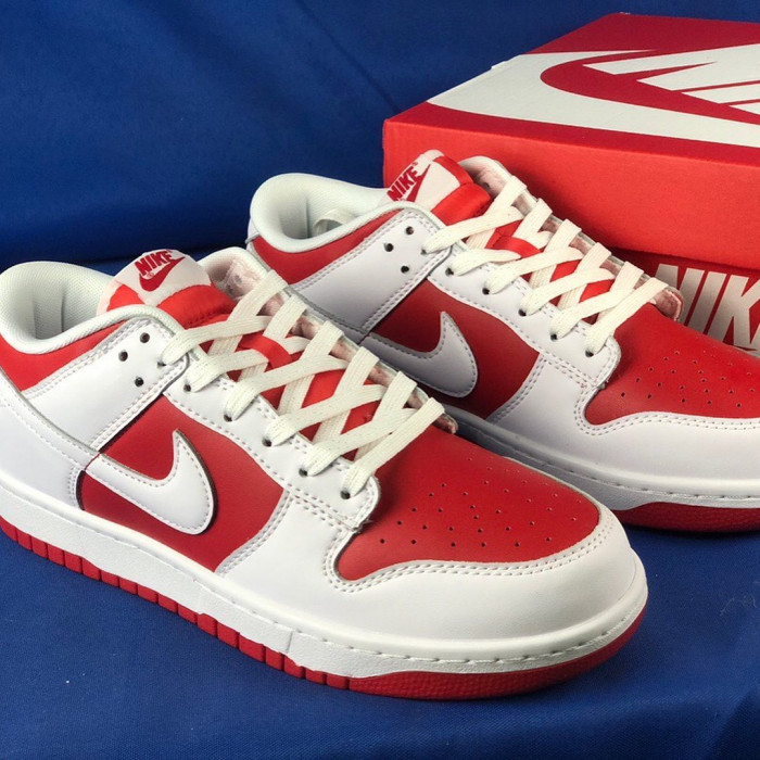 nike dunk low championship red (2021) - dd1391-600