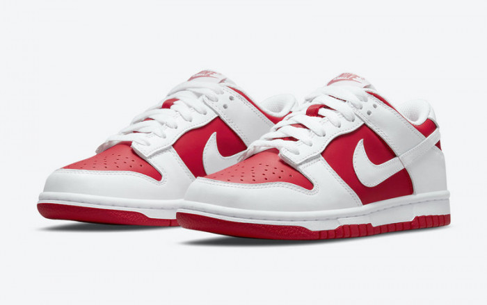 nike dunk low championship red (2021) - dd1391-600