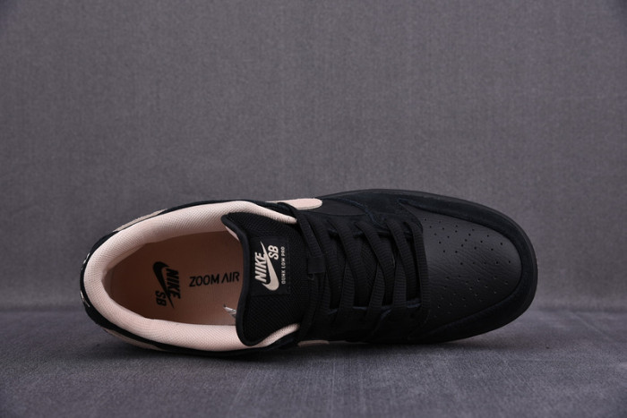 nike sb dunk low black washed coral - bq6817-003