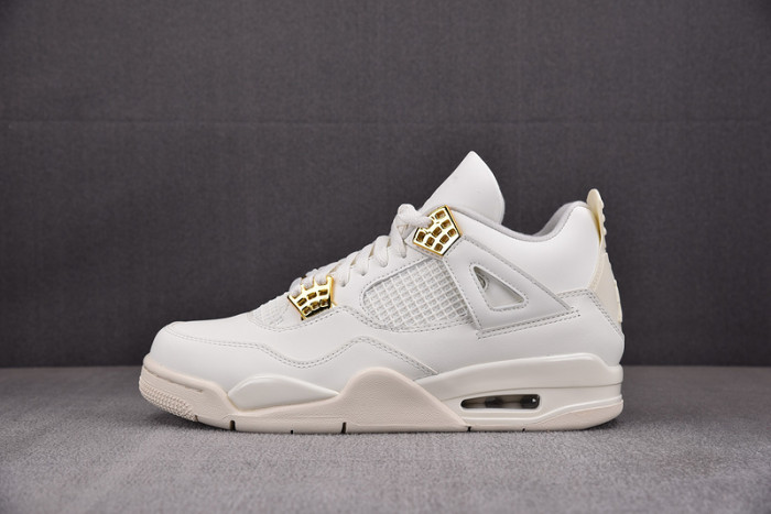 air jordan 4 retro metallic gold  aq9129-170