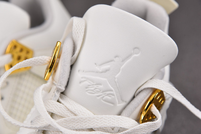 air jordan 4 retro metallic gold  aq9129-170