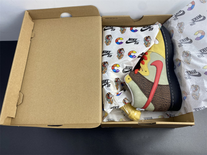 color skates x dunk high sb 