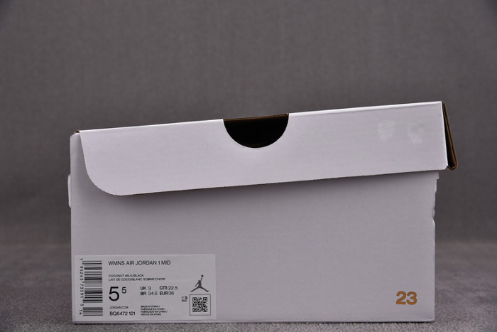 jordan 1 mid coconut milk - bq6472-121