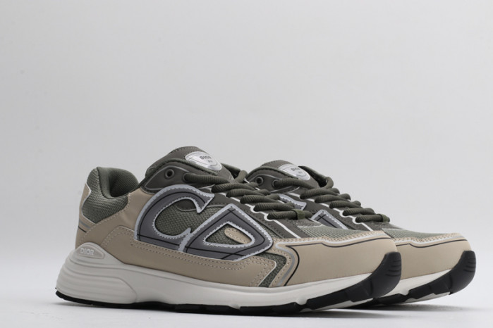 b30 sneaker olive mesh and cream