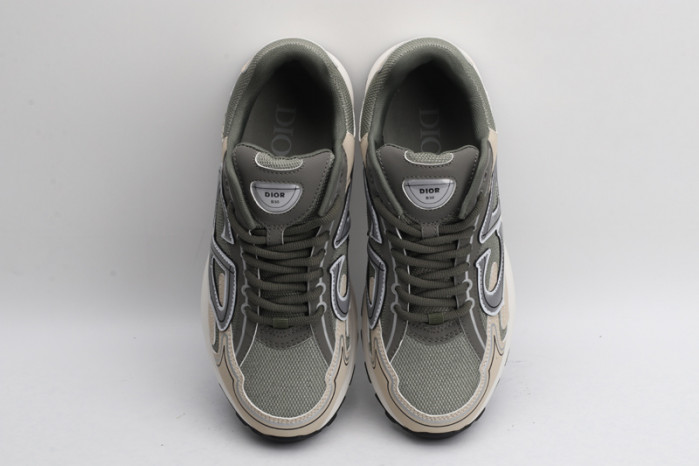 b30 sneaker olive mesh and cream