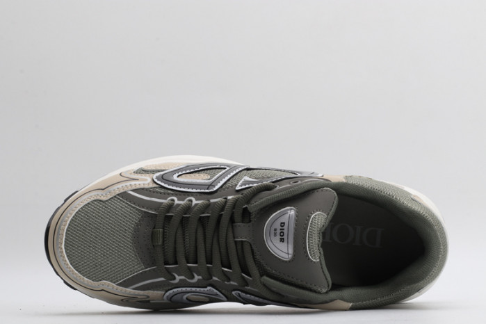 b30 sneaker olive mesh and cream