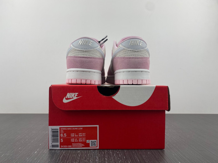 nike dunk low pink foam pure platinum phantom dv3054 600