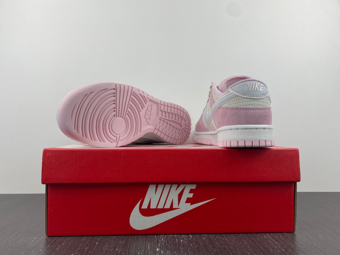 nike dunk low pink foam pure platinum phantom dv3054 600