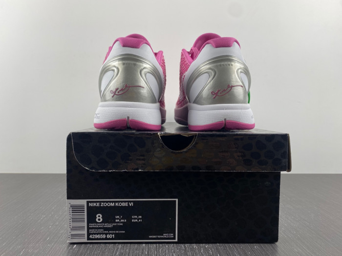 nike kobe 6 kay yow think pink - 429659-601
