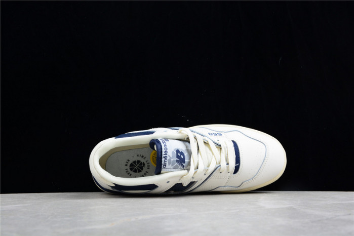 new balance 550 aime leon dore white navy bb550alf