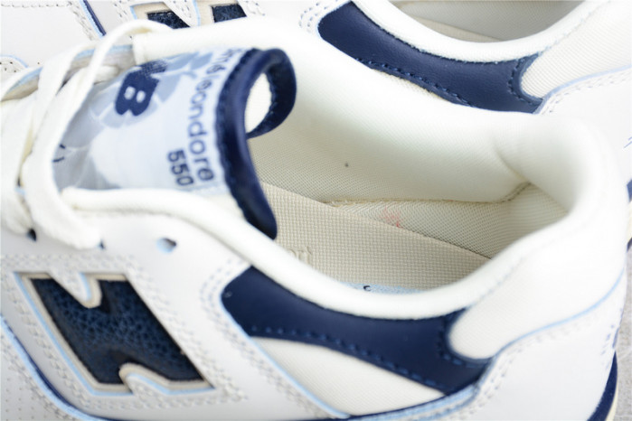 new balance 550 aime leon dore white navy bb550alf