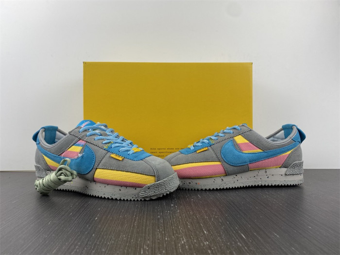 union x nike cortez blue pink dr1413-002