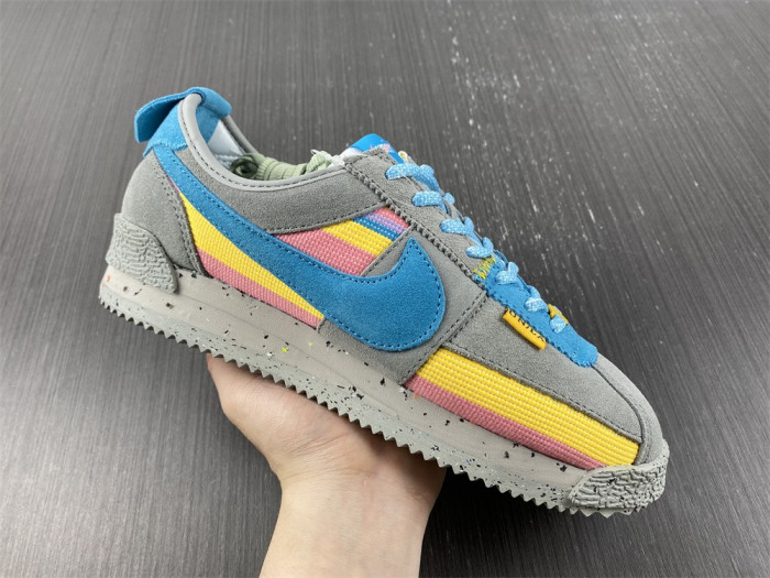 union x nike cortez blue pink dr1413-002