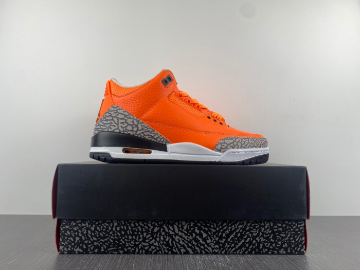 nike air jordan 3 retro orange white cement grey ct8532-801