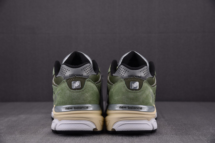 jjjjound x new balance 990v3 olive m990jd3