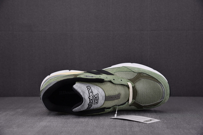 jjjjound x new balance 990v3 olive m990jd3