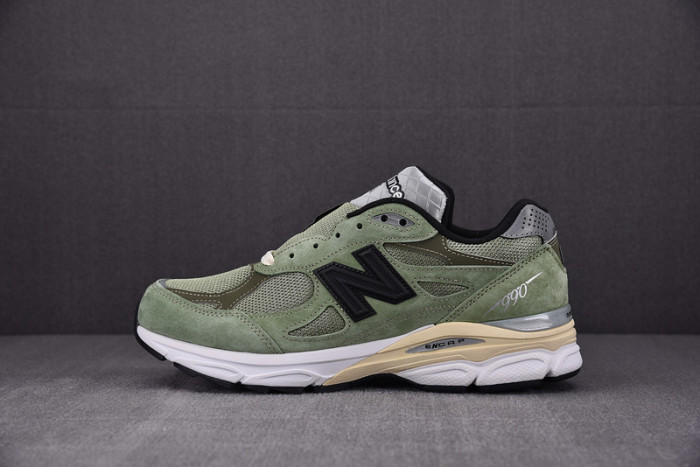 jjjjound x new balance 990v3 olive m990jd3