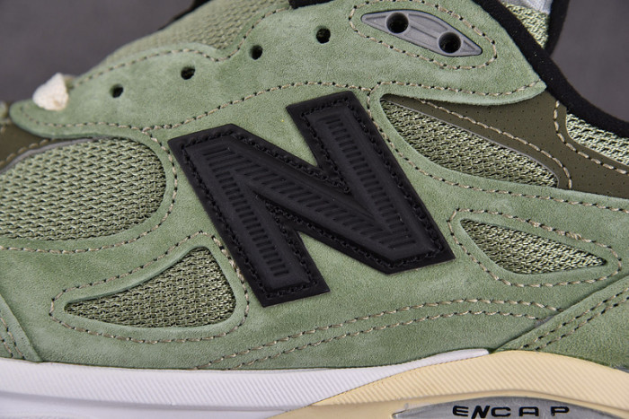 jjjjound x new balance 990v3 olive m990jd3