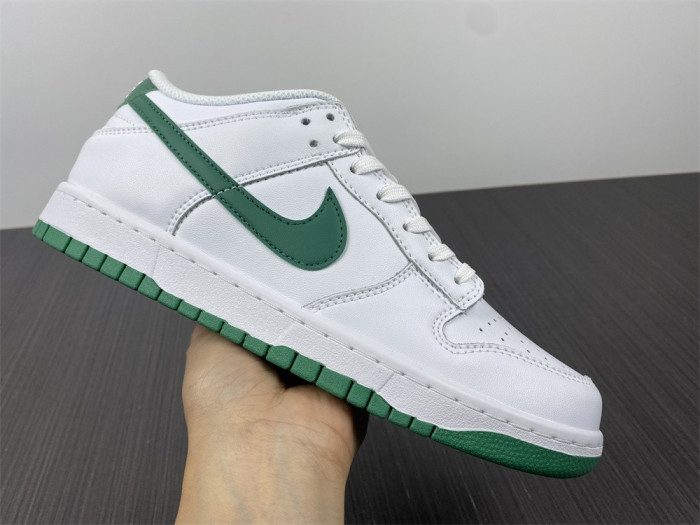 nike dunk low white green noise (w) - dd1503-112