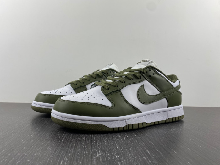 nike dunk low medium olive  - dd1503-120