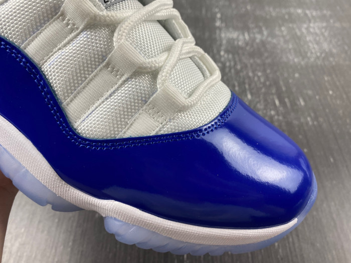 air jordan 11 white royal blue ct8012-114