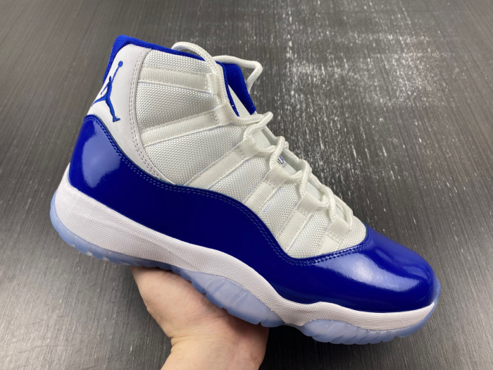 air jordan 11 white royal blue ct8012-114