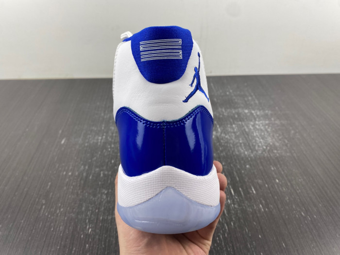 air jordan 11 white royal blue ct8012-114