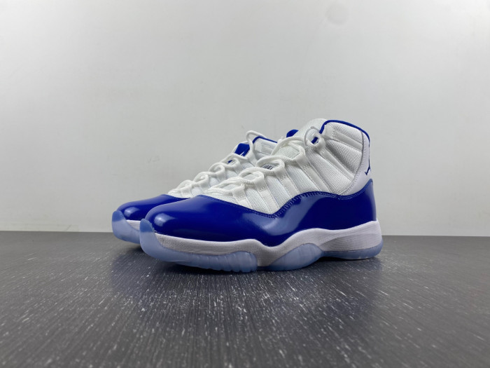air jordan 11 white royal blue ct8012-114