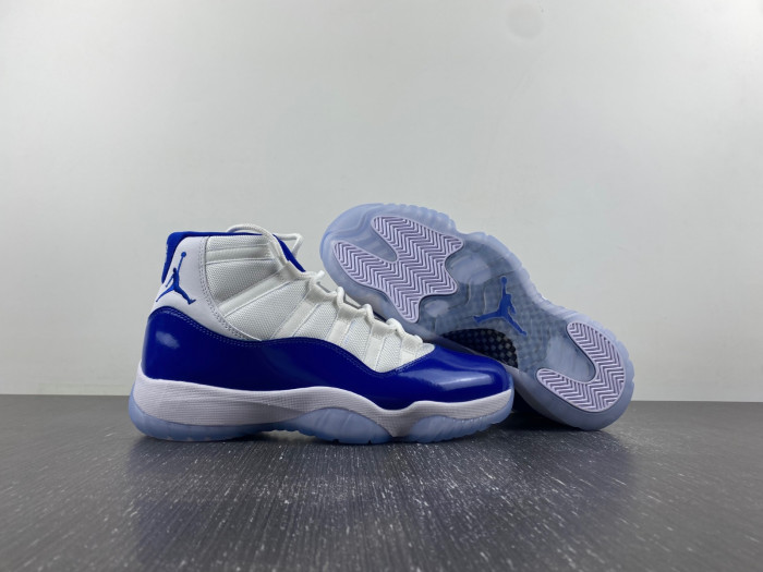 air jordan 11 white royal blue ct8012-114