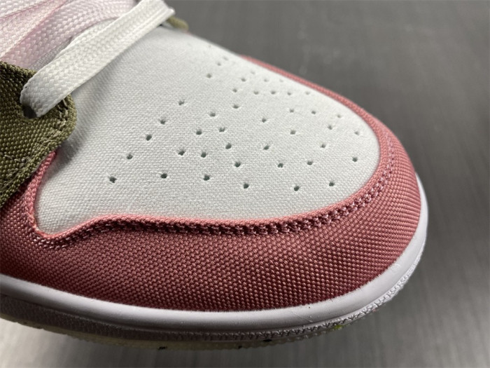 jordan 1 mid se pastel vivid green grind  - dj0338-100