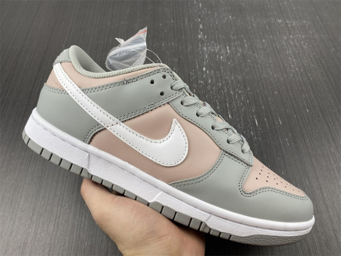 nike dunk low pink oxford (w) - dm8329-600