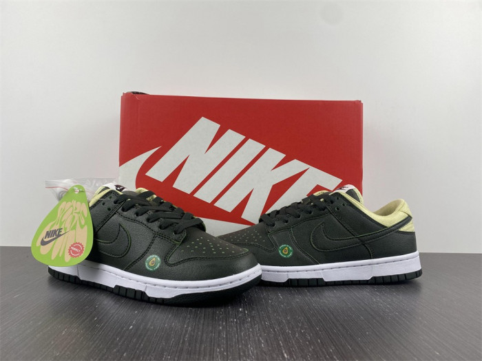 nike dunk low avocado - dm7606-300